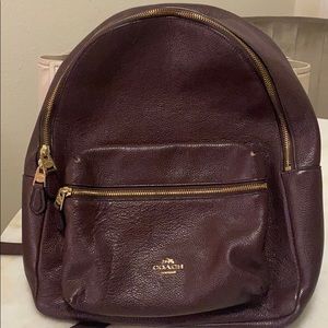 Coach Burgundy Backpack!